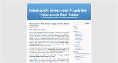 Desktop Screenshot of indianapolisinvestment.net